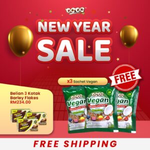 NEW YEAR SALES: 3 Barley Flakes